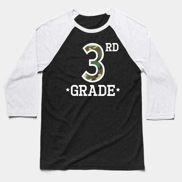 Team 3rd Third Grade Teacher Back to School Baseball T-Shirt by HCMGift